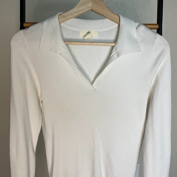 White H&M Sweater Size M - Picture 5 of 9